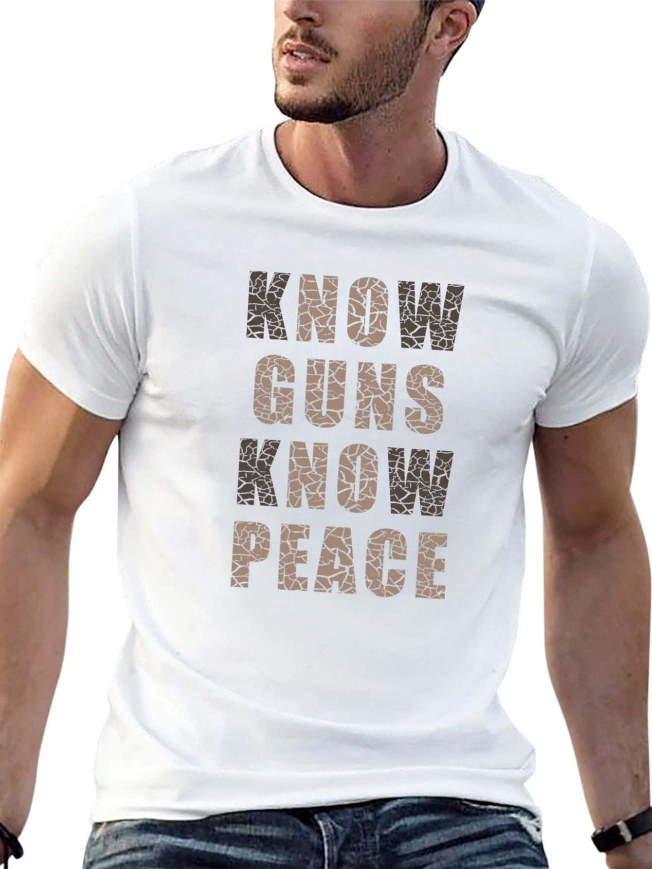 Know Guns Know Peace Graphic T-Shirt