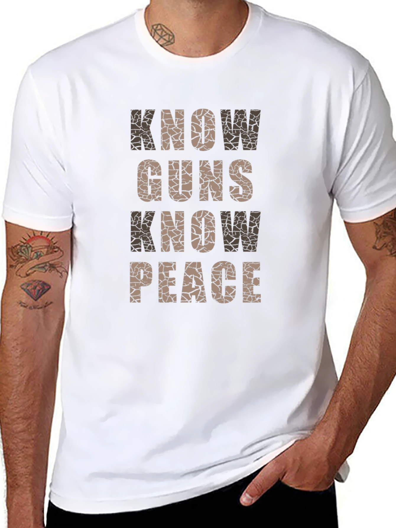 Know Guns Know Peace Graphic T-Shirt