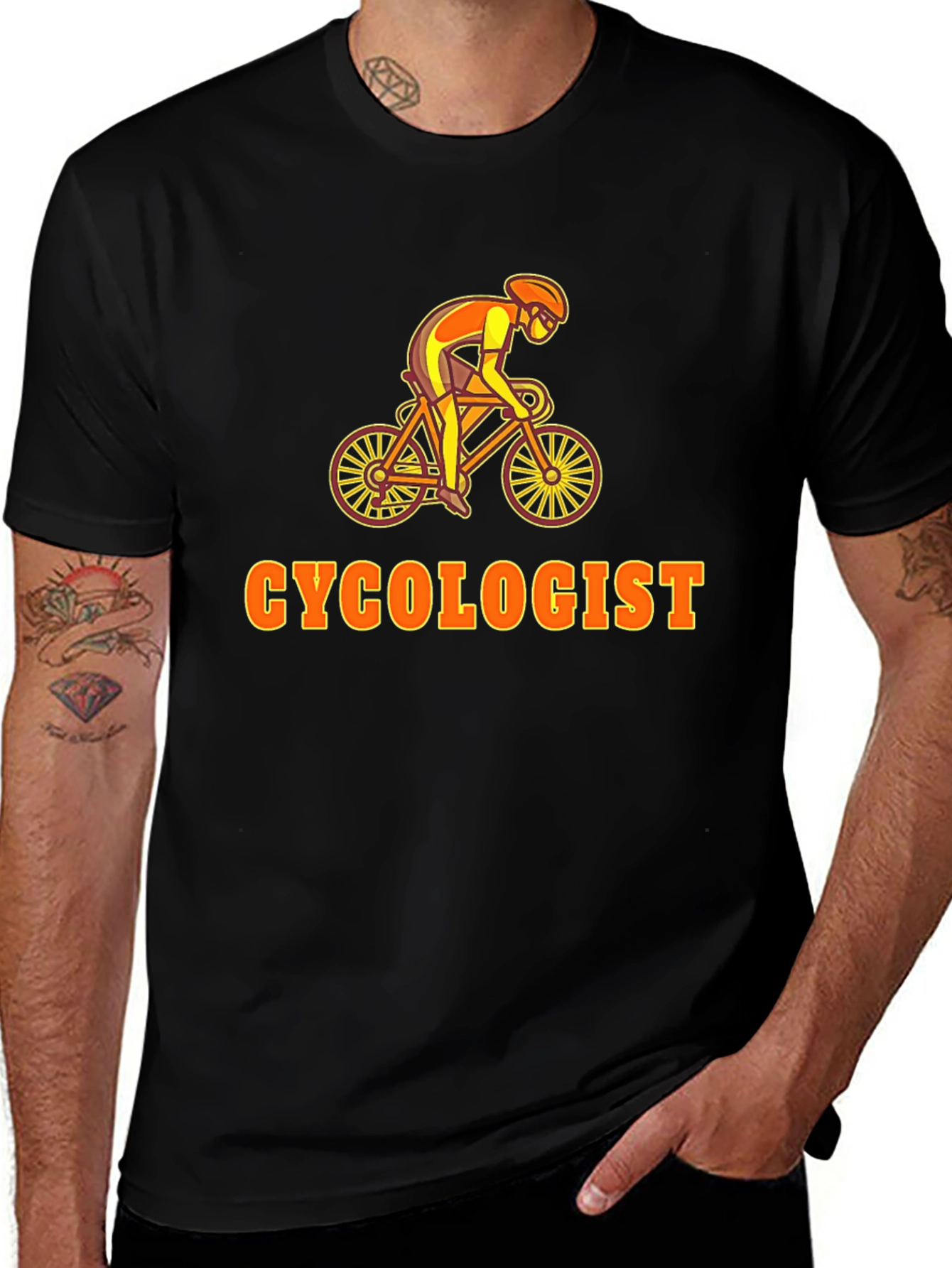 Cycologist T-Shirt: Funny Biker Cycling Design