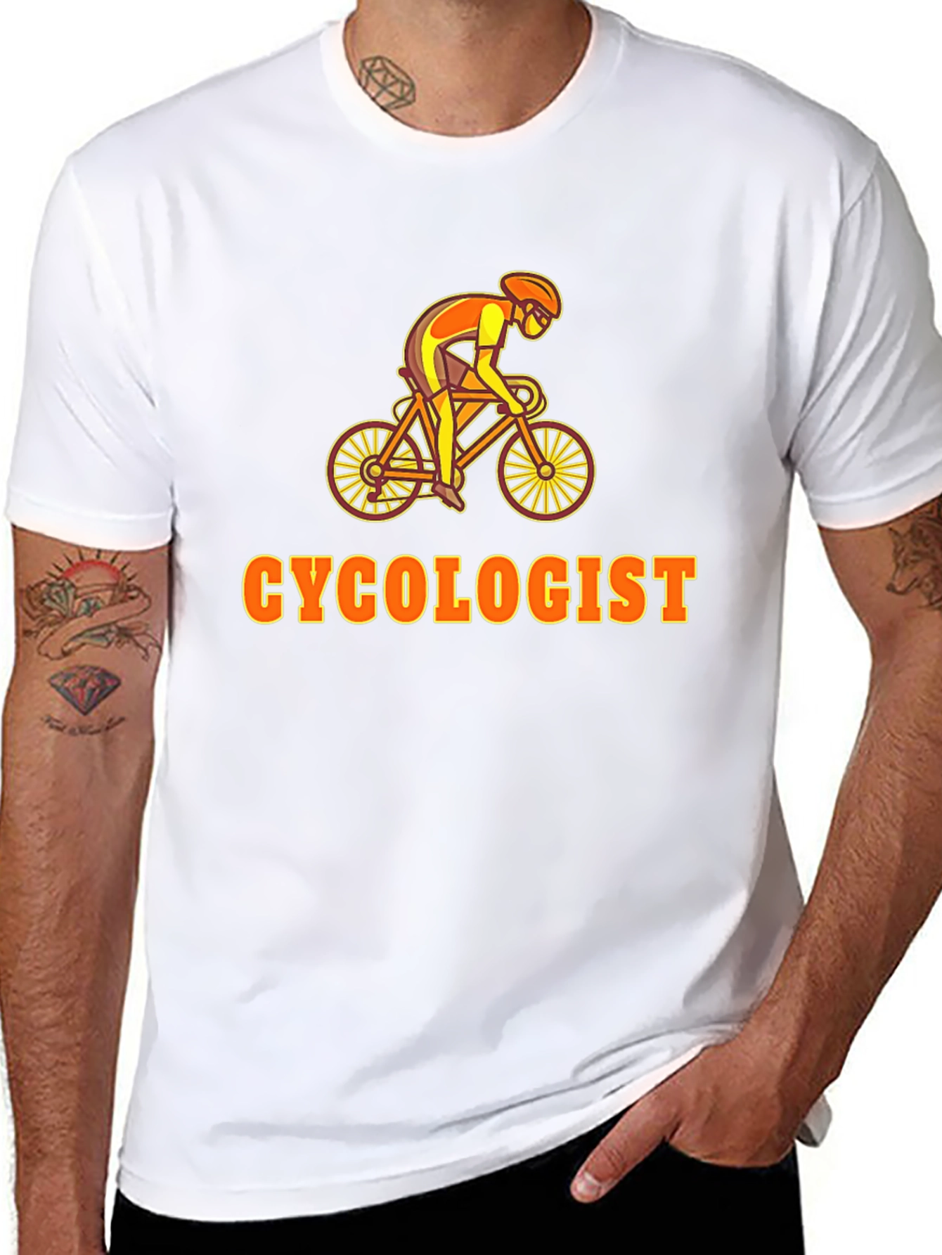 Cycologist T-Shirt: Funny Biker Cycling Design