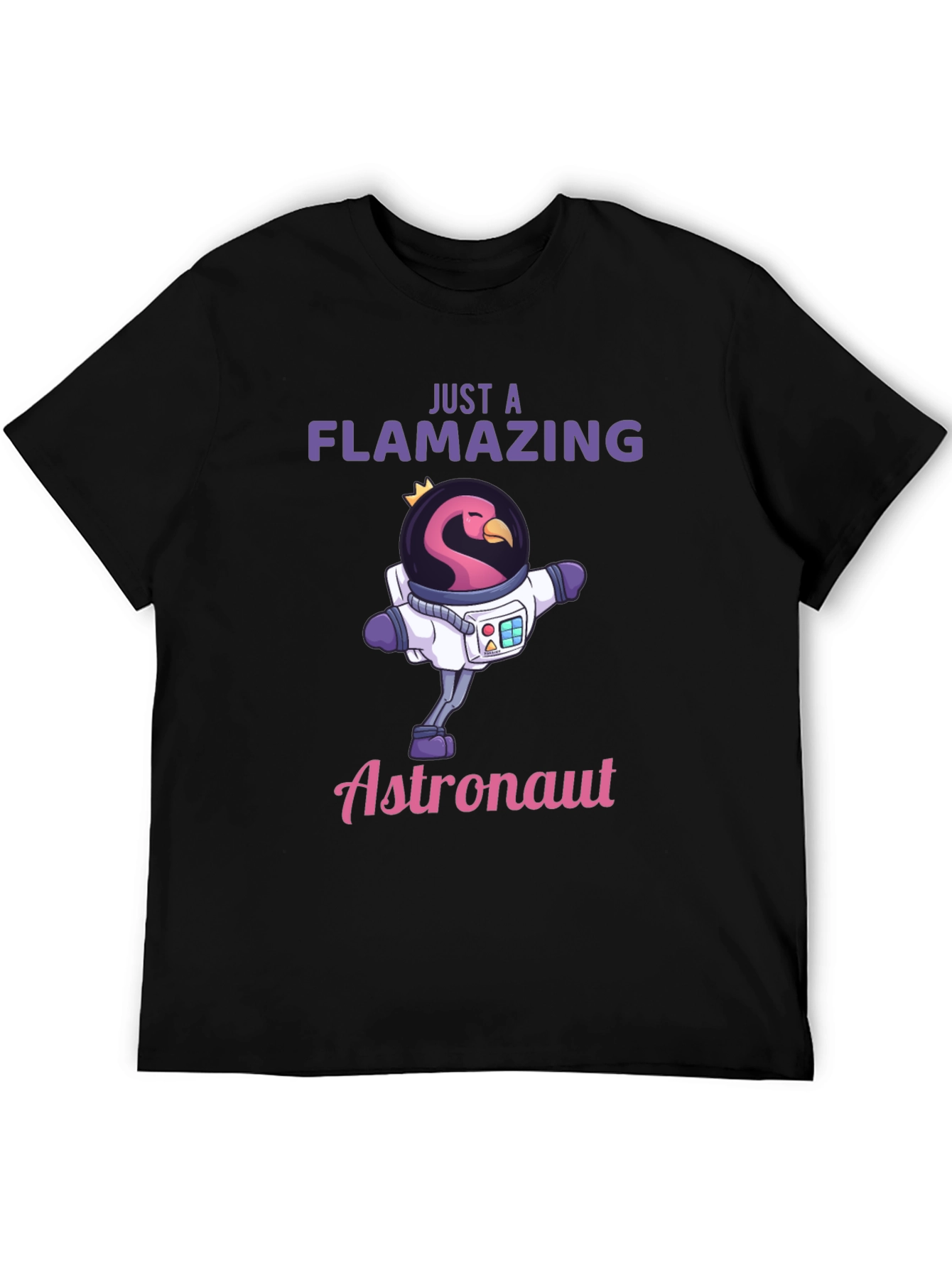 Flamazing Astronaut T-Shirt - Cute Space Flamingo Tee