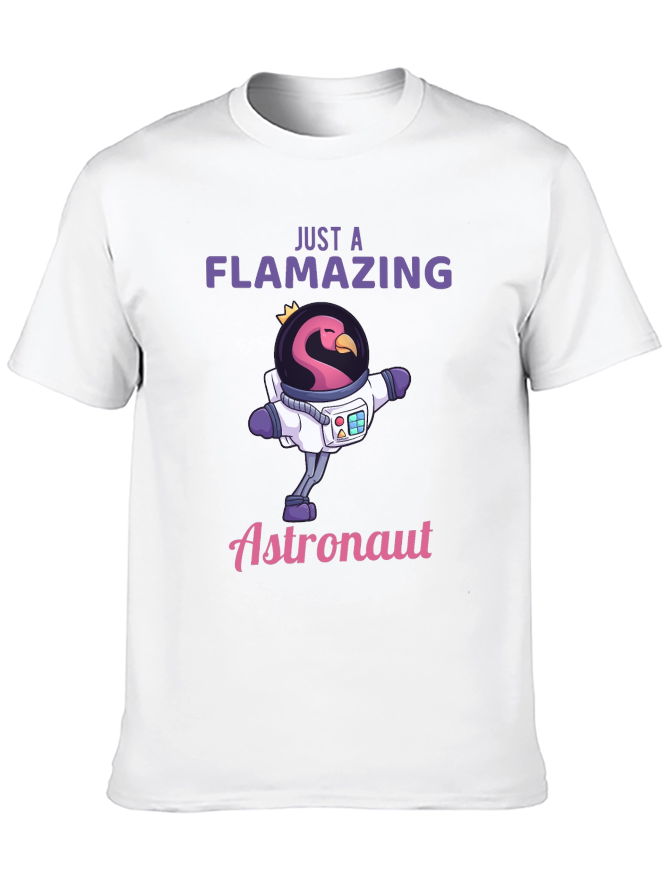 Flamazing Astronaut T-Shirt - Cute Space Flamingo Tee