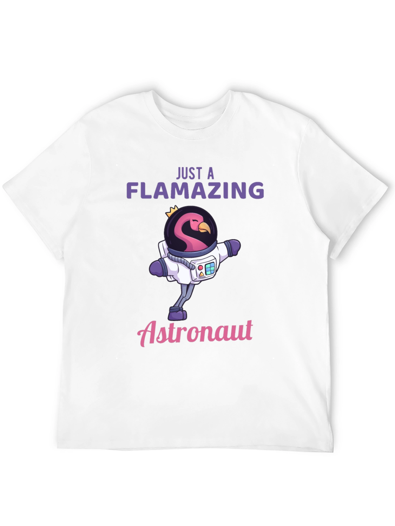 Flamazing Astronaut T-Shirt - Cute Space Flamingo Tee