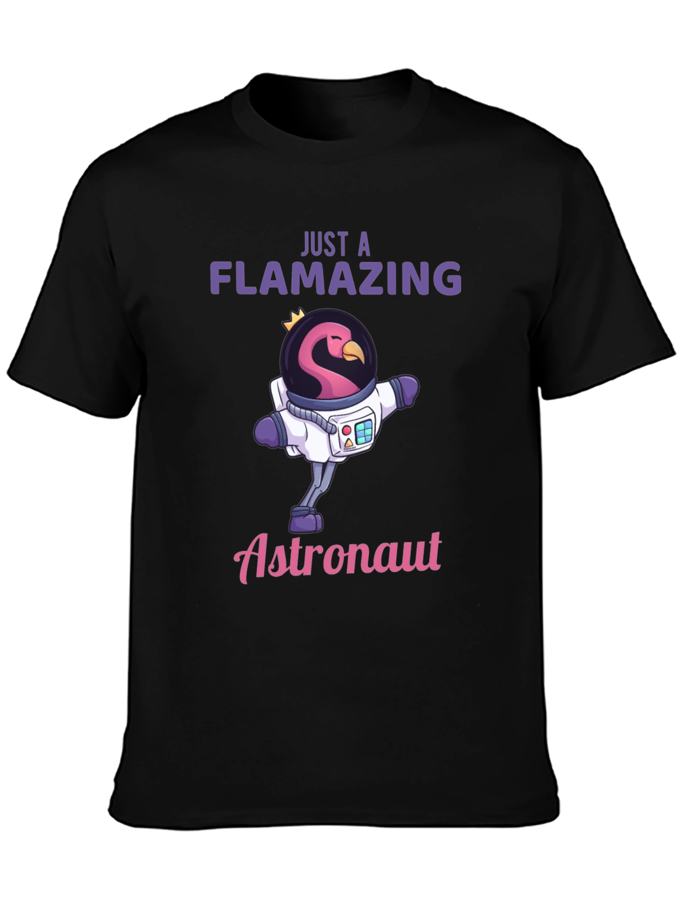 Flamazing Astronaut T-Shirt - Cute Space Flamingo Tee