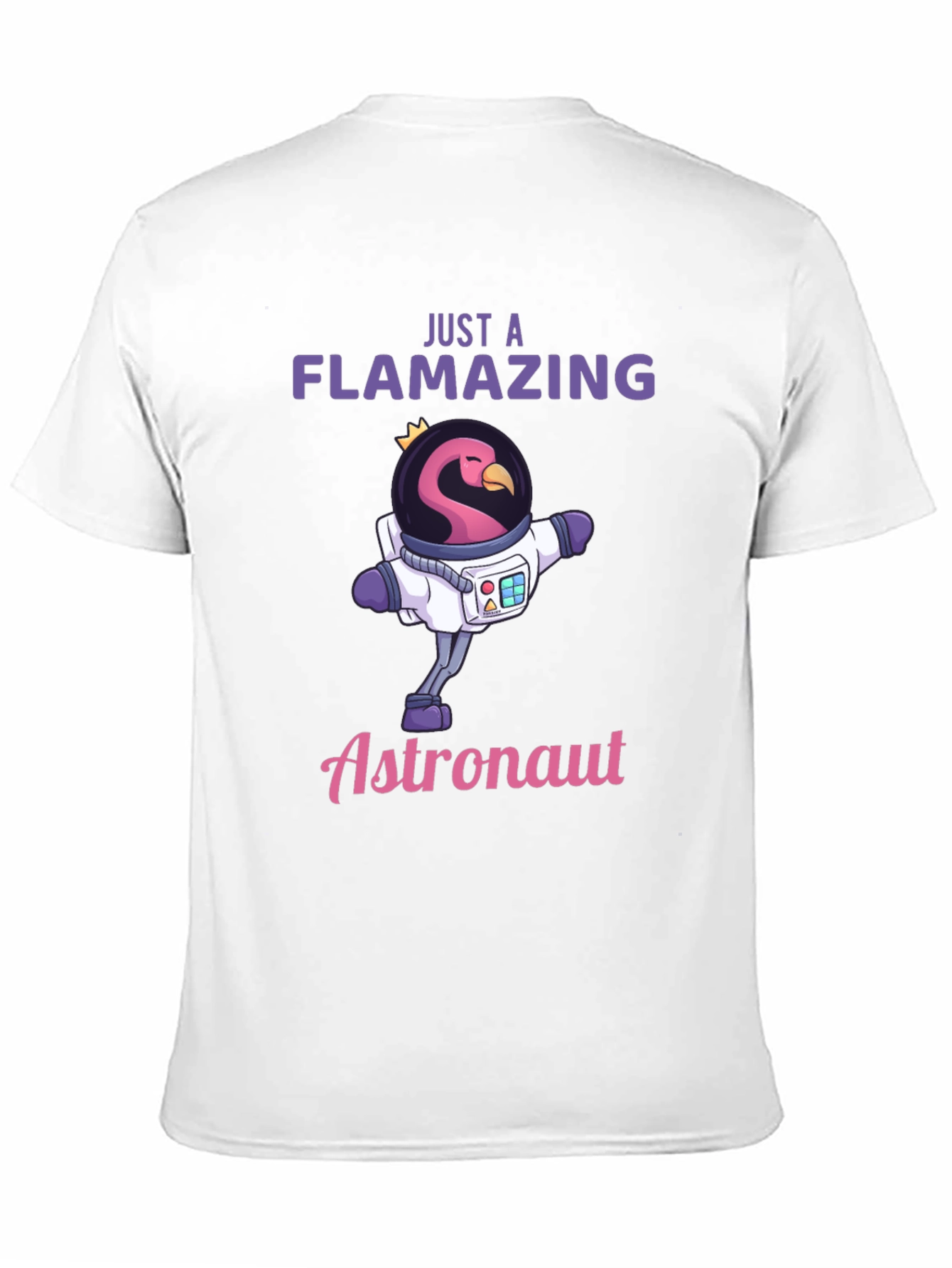 Flamazing Astronaut T-Shirt - Cute Space Flamingo Tee