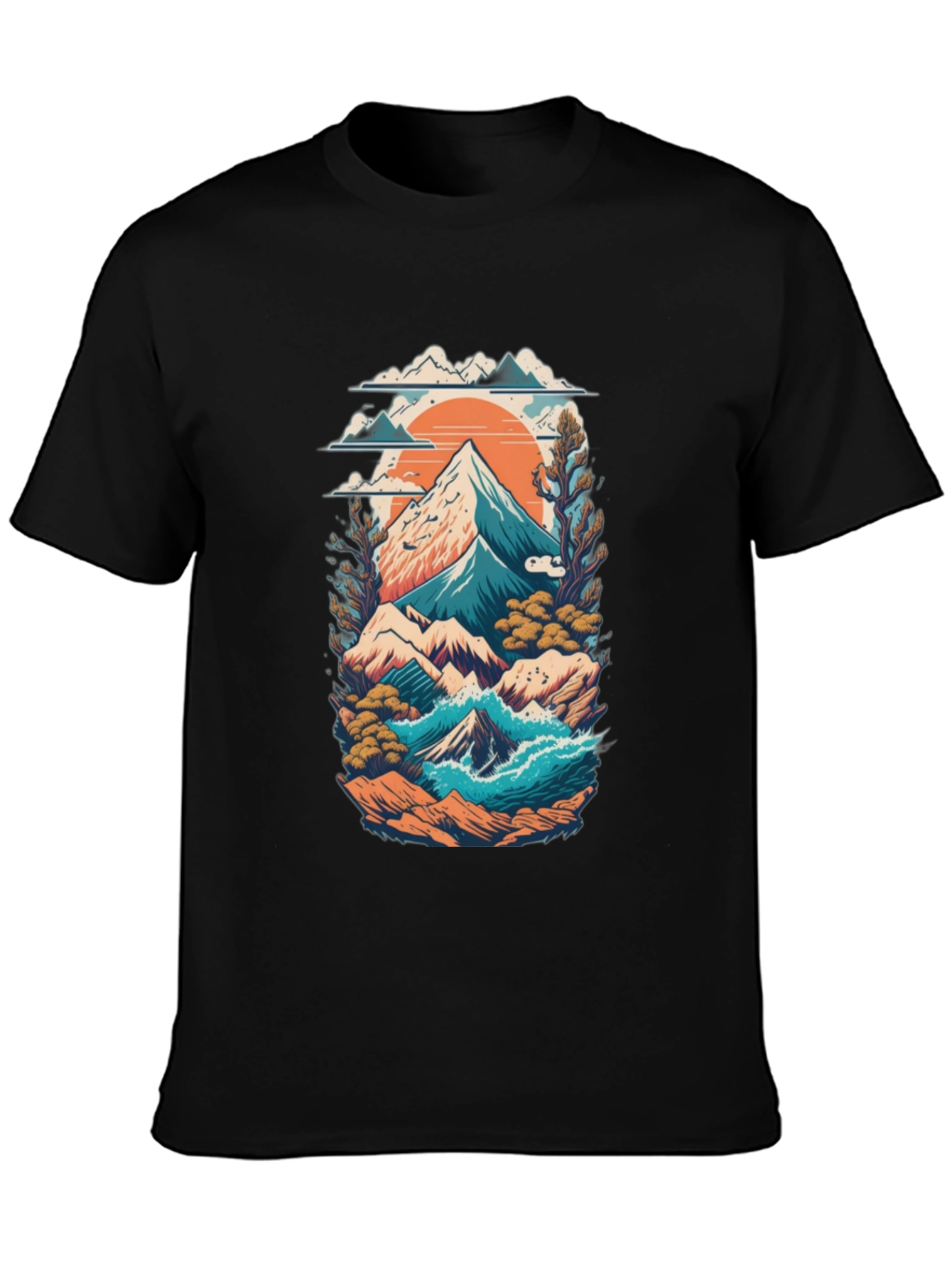 Mountain Landscape Graphic Tee