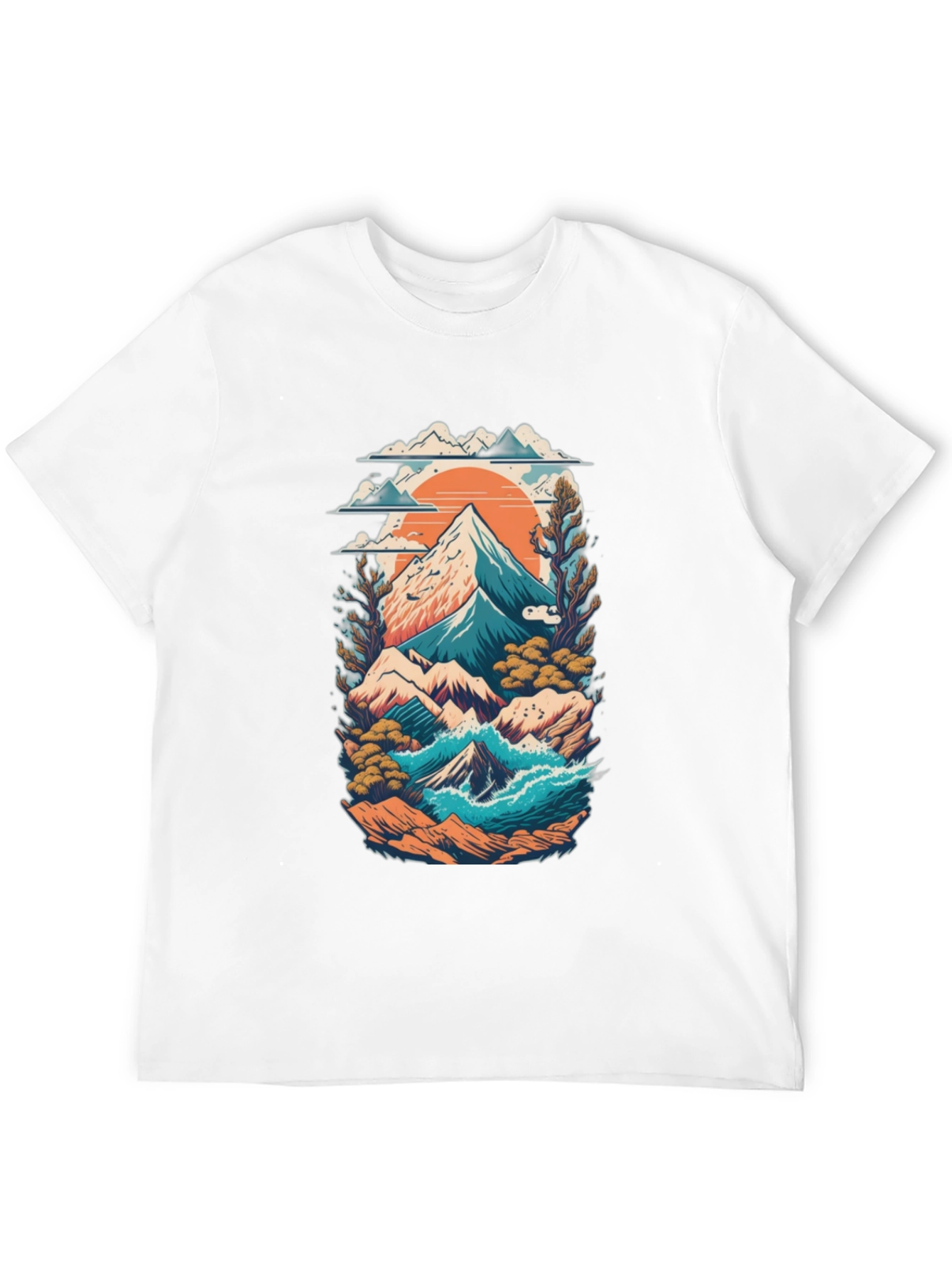 Mountain Landscape Graphic Tee