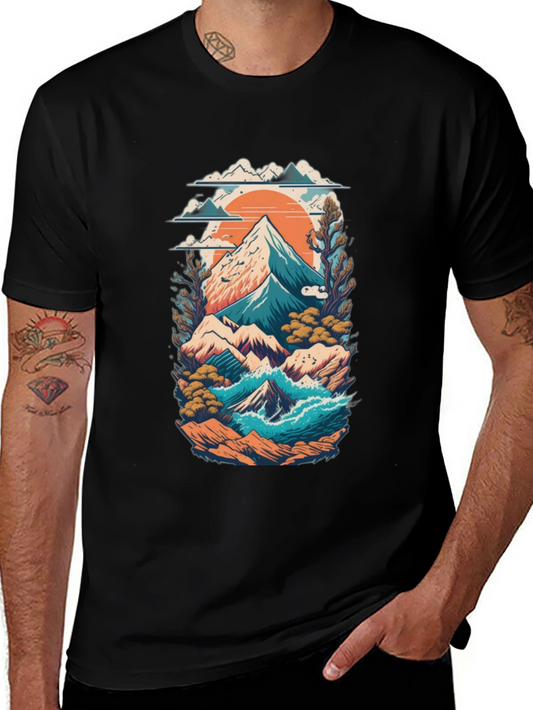 Mountain Landscape Graphic Tee