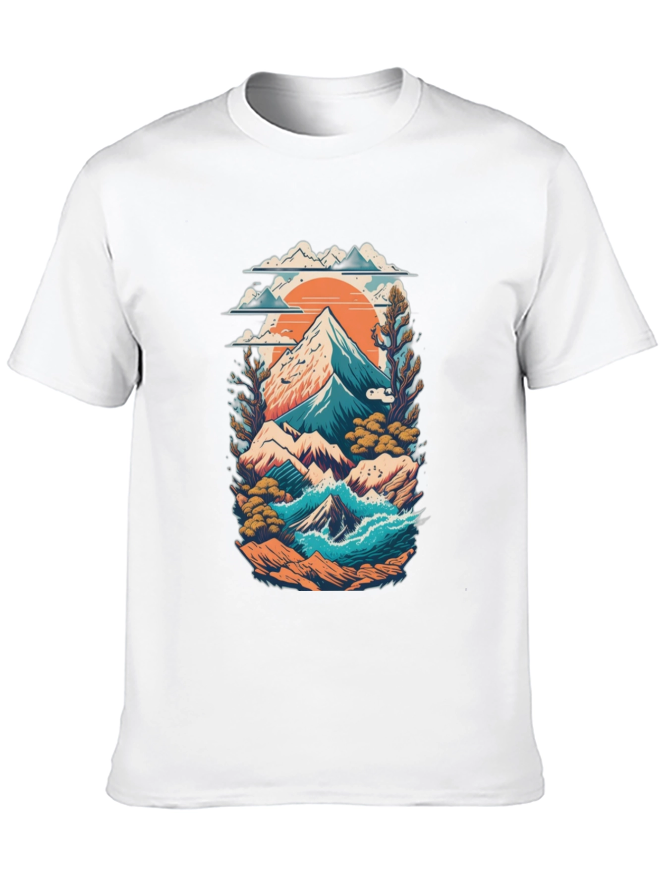 Mountain Landscape Graphic Tee