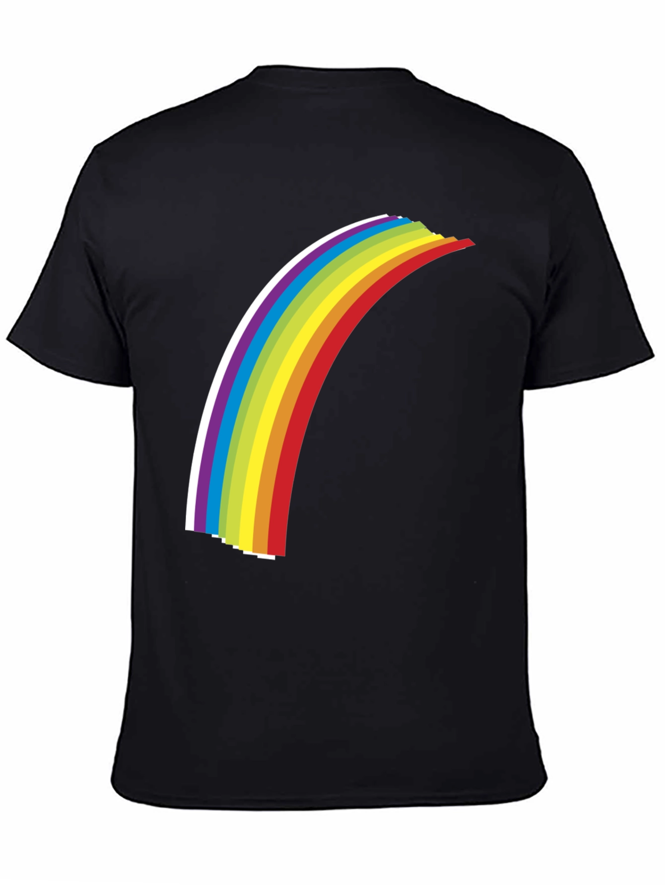 Rainbow Graphic Tee - Bold Statement Shirt