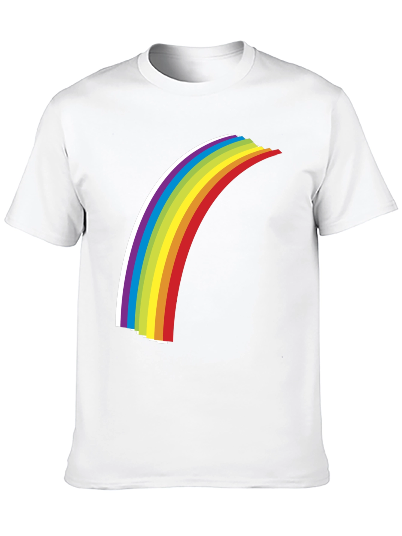 Rainbow Graphic Tee - Bold Statement Shirt