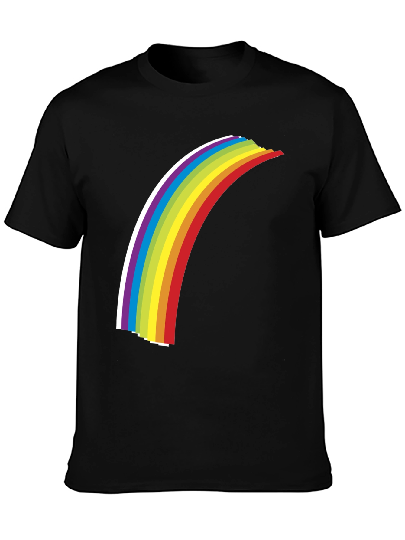 Rainbow Graphic Tee - Bold Statement Shirt