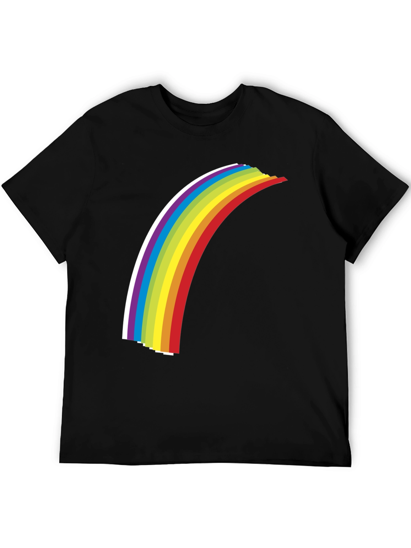 Rainbow Graphic Tee - Bold Statement Shirt
