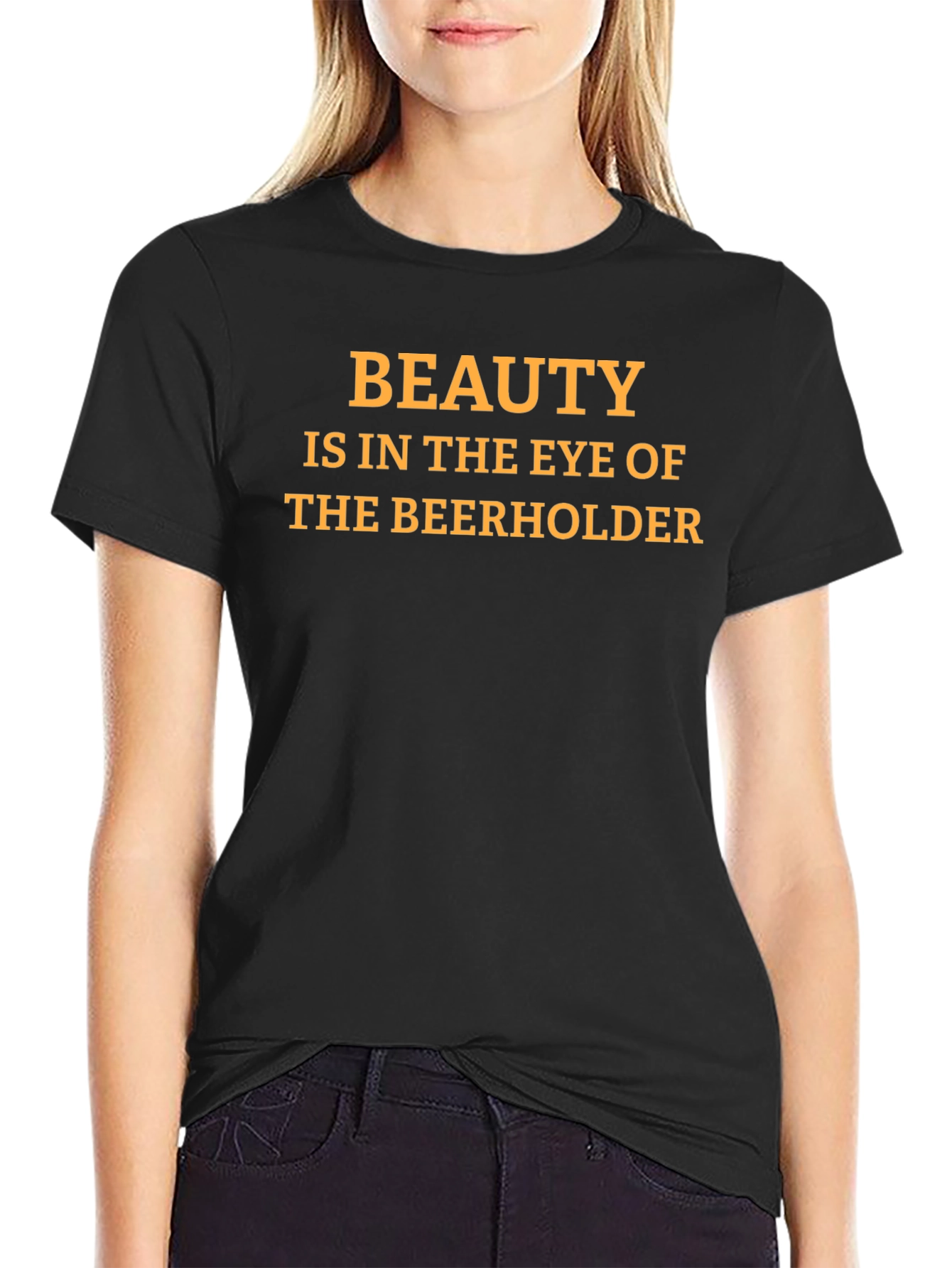Beauty Beerholder Black T-Shirt
