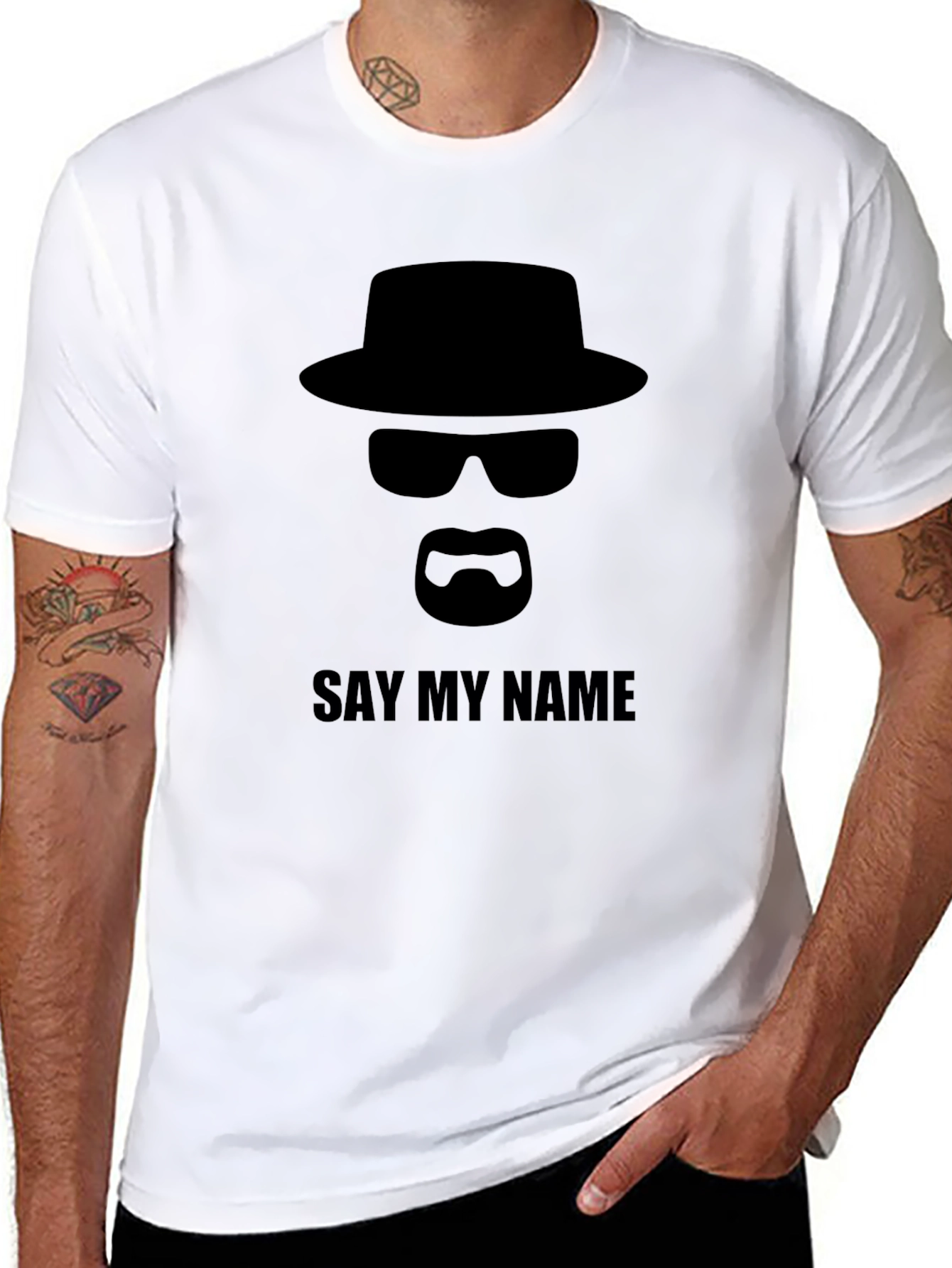 Breaking Bad Say My Name Black T-Shirt