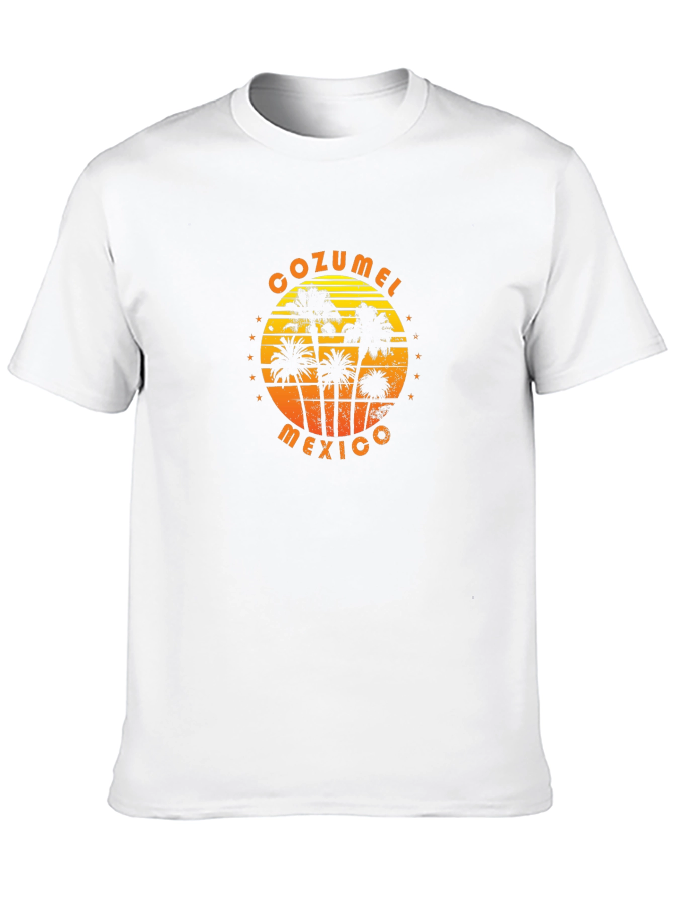 Cozumel Mexico Palm Tree Graphic T-Shirt