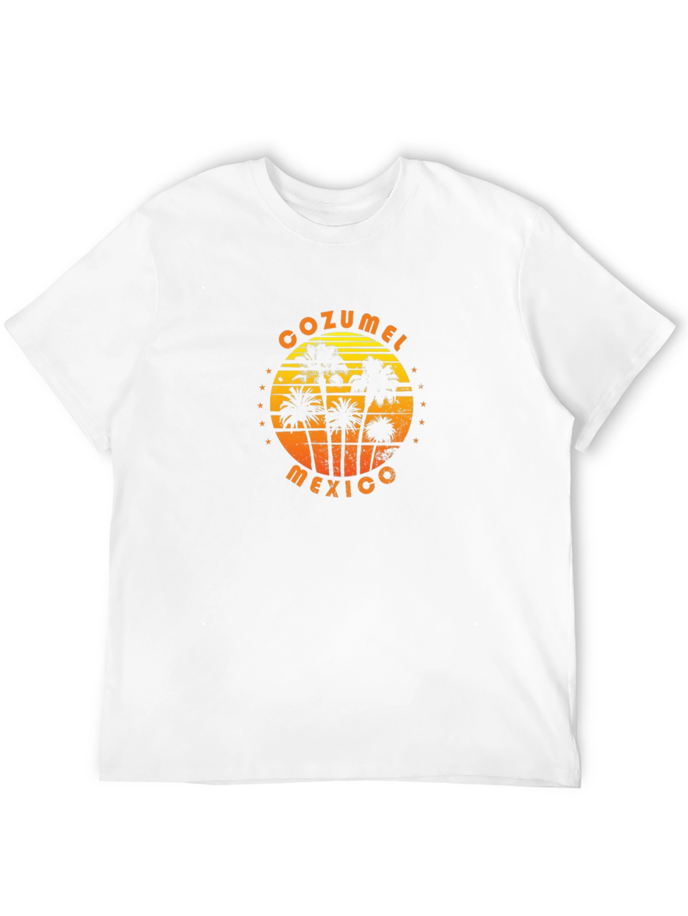 Cozumel Mexico Palm Tree Graphic T-Shirt