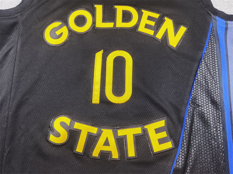 Men's Golden State Warriors Jimmy Butler #10 Black Swingman Jerseys - Statement Edition