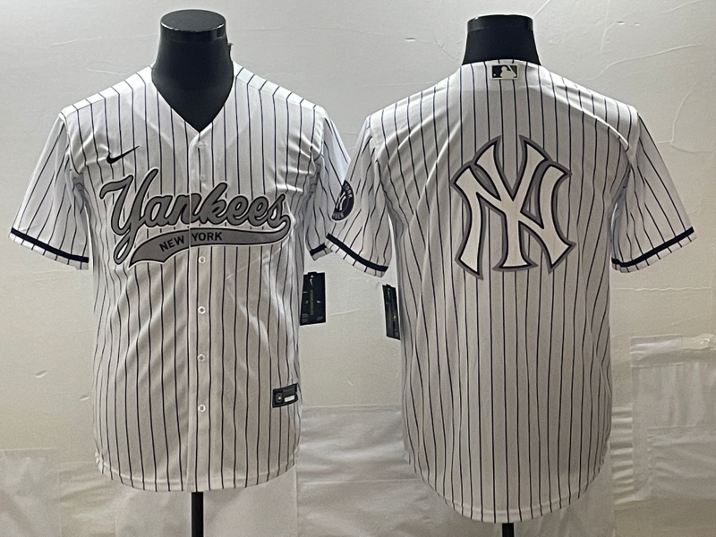 Men's New York Yankees White Player Jerseys Joint Edition