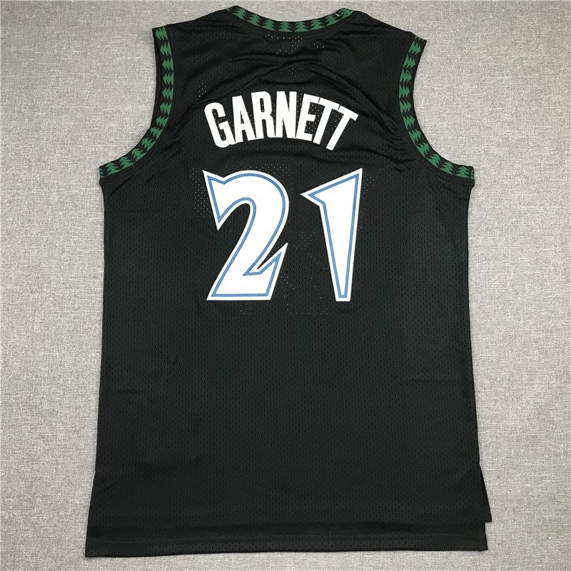 Men's Minnesota Timberwolves Kevin Garnett #21 Hardwood Classics Swingman Jerseys