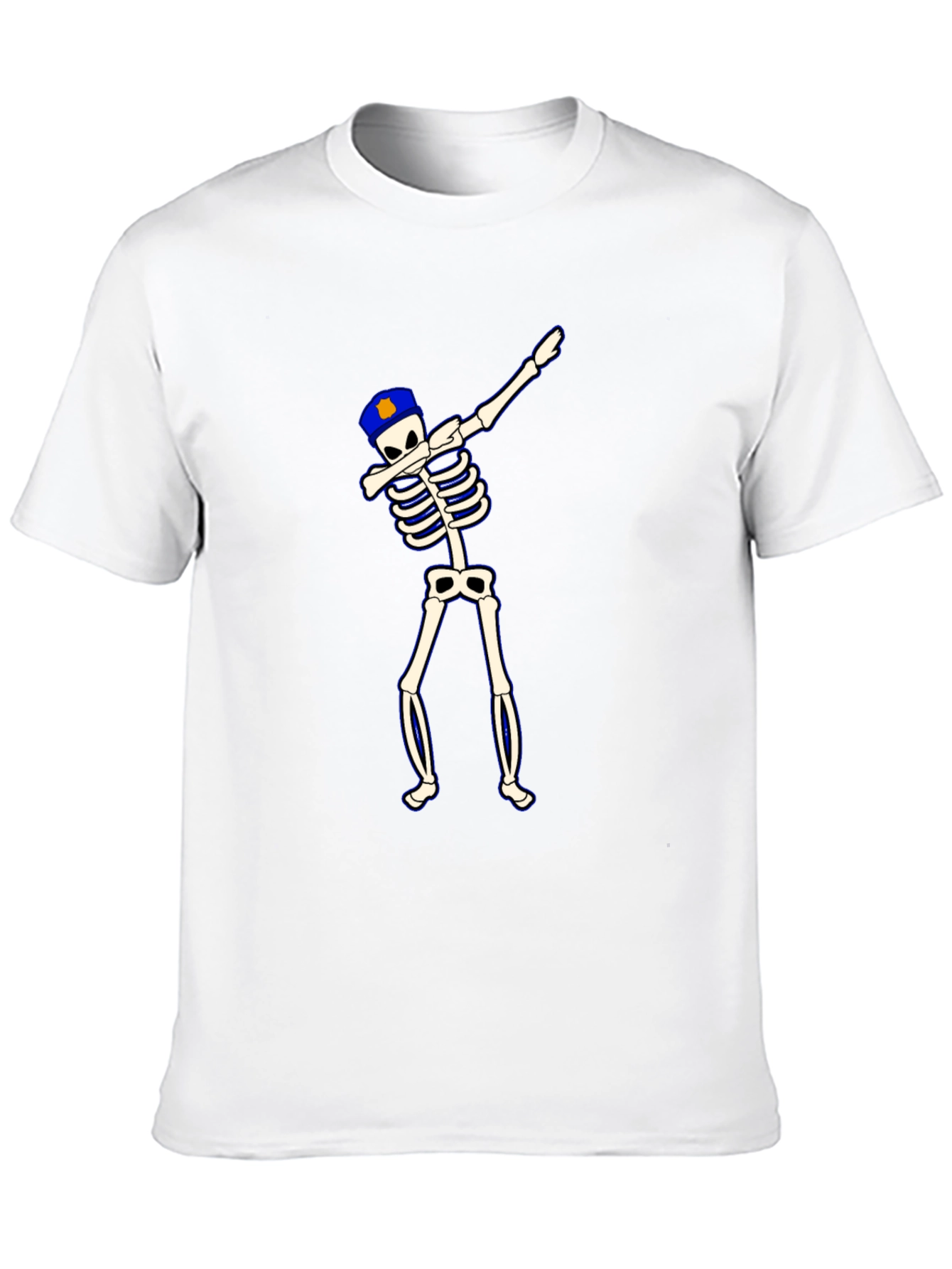 Dabbing Skeleton Cop T-Shirt
