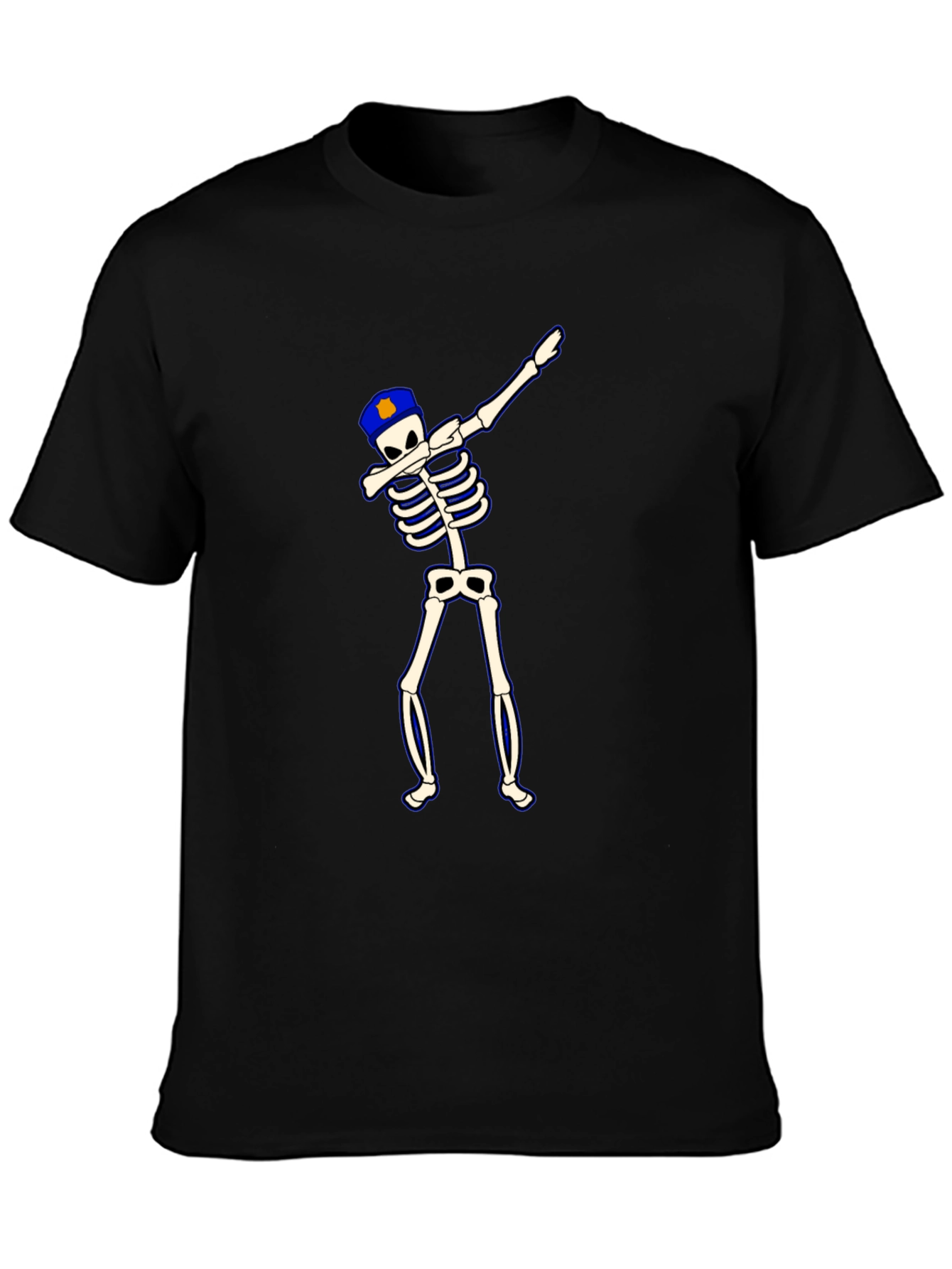 Dabbing Skeleton Cop T-Shirt