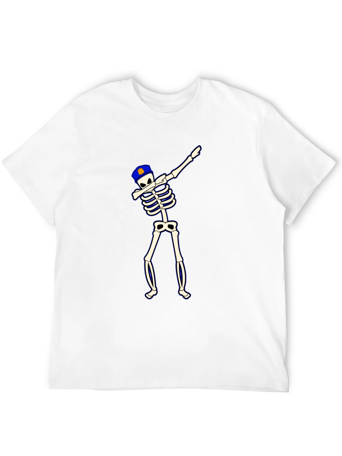 Dabbing Skeleton Cop T-Shirt