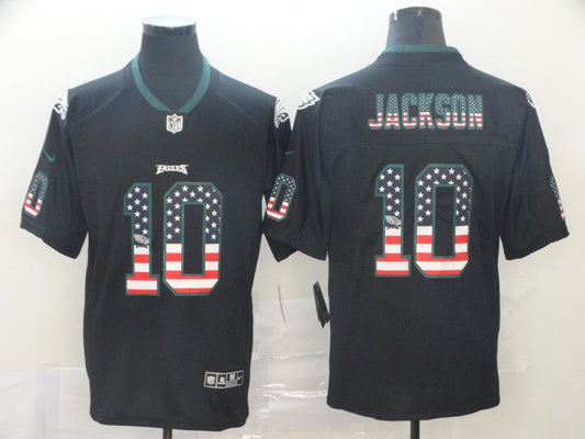 Men's Philadelphia Eagles Desean Jackson #10 Black Player Game Jerseys