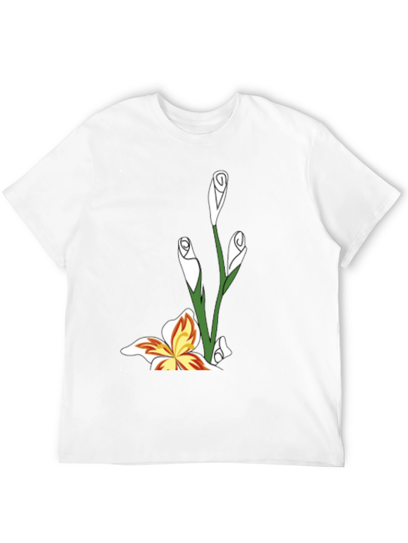 Floral Butterfly Graphic Tee - Stylish and Unique