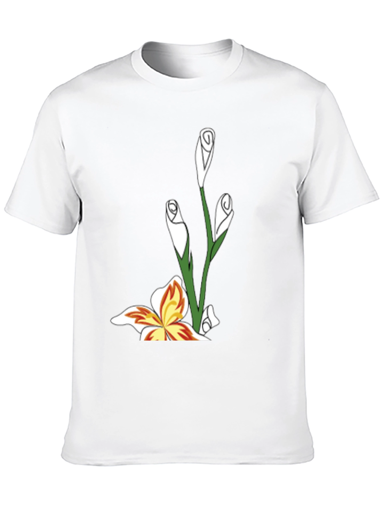 Floral Butterfly Graphic Tee - Stylish and Unique