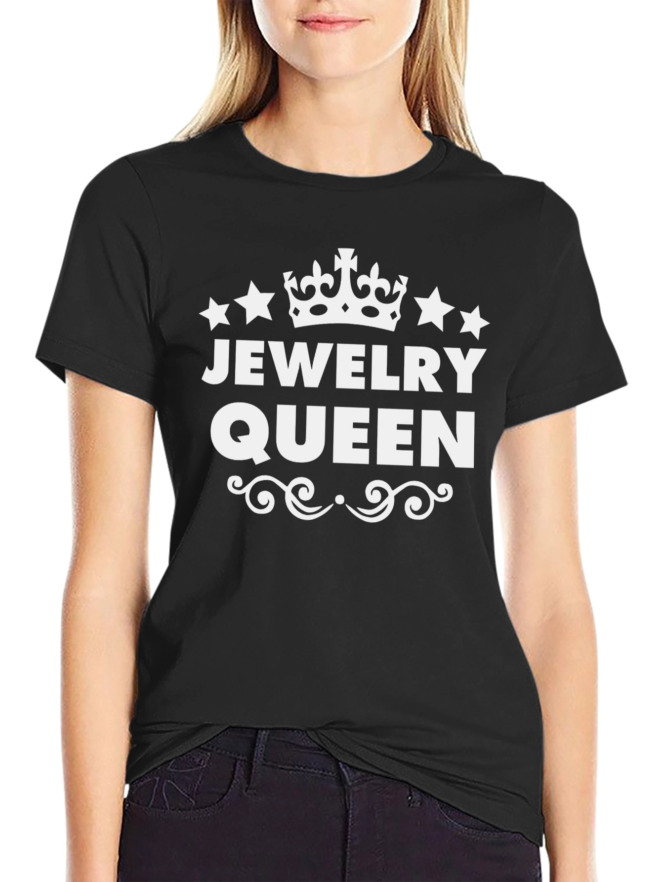 Jewelry Queen Graphic Tee - Stylish & Fun