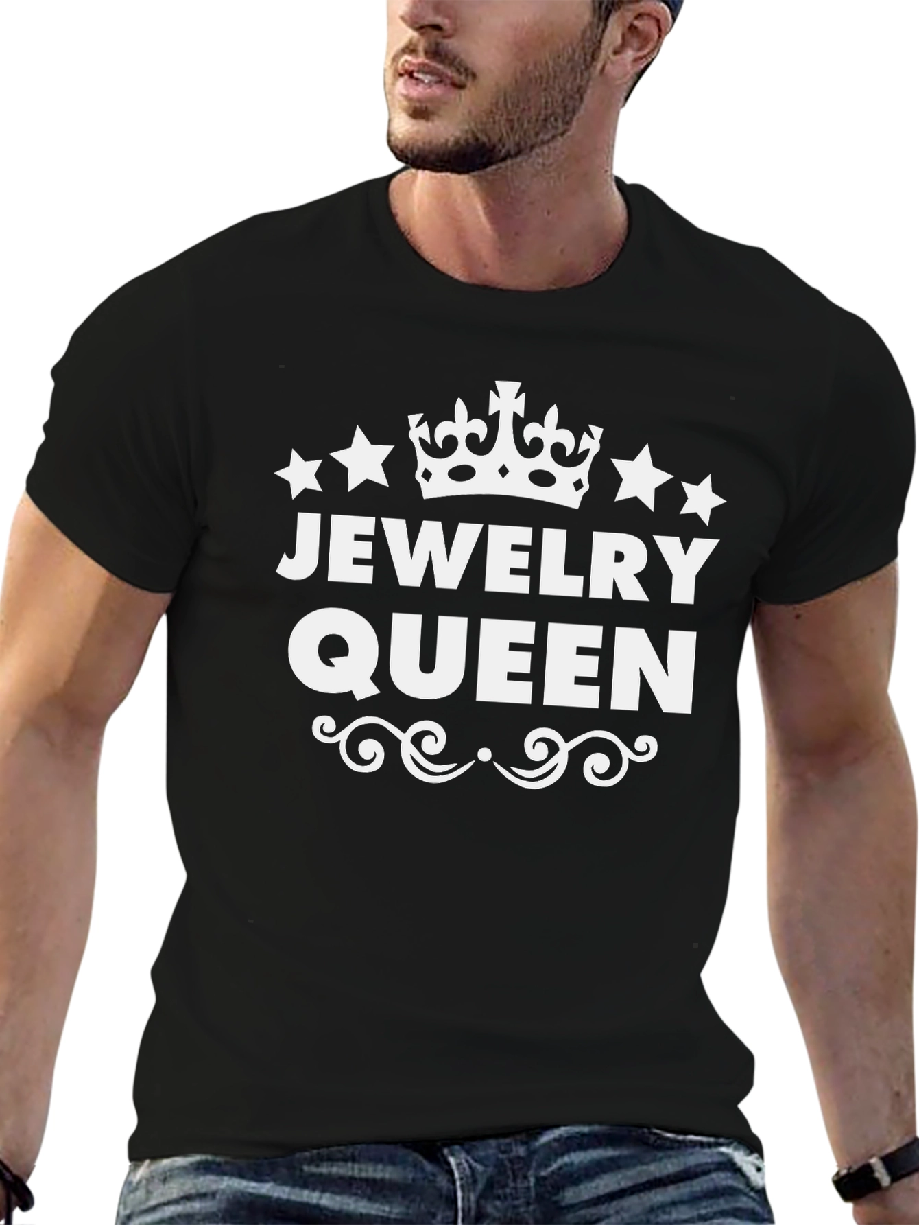 Jewelry Queen Graphic Tee - Stylish & Fun