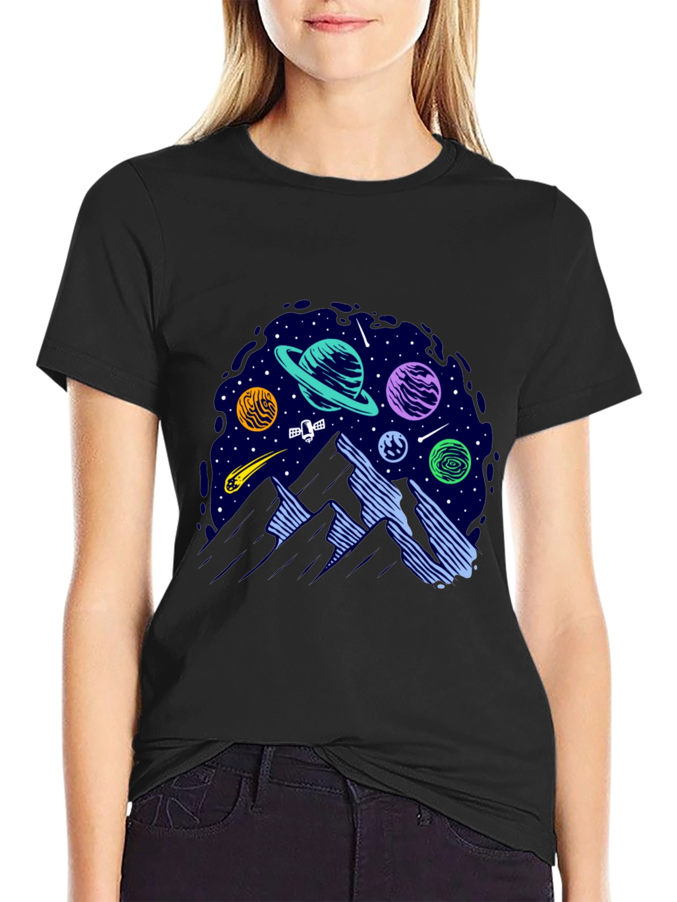 Space Mountain Graphic T-Shirt