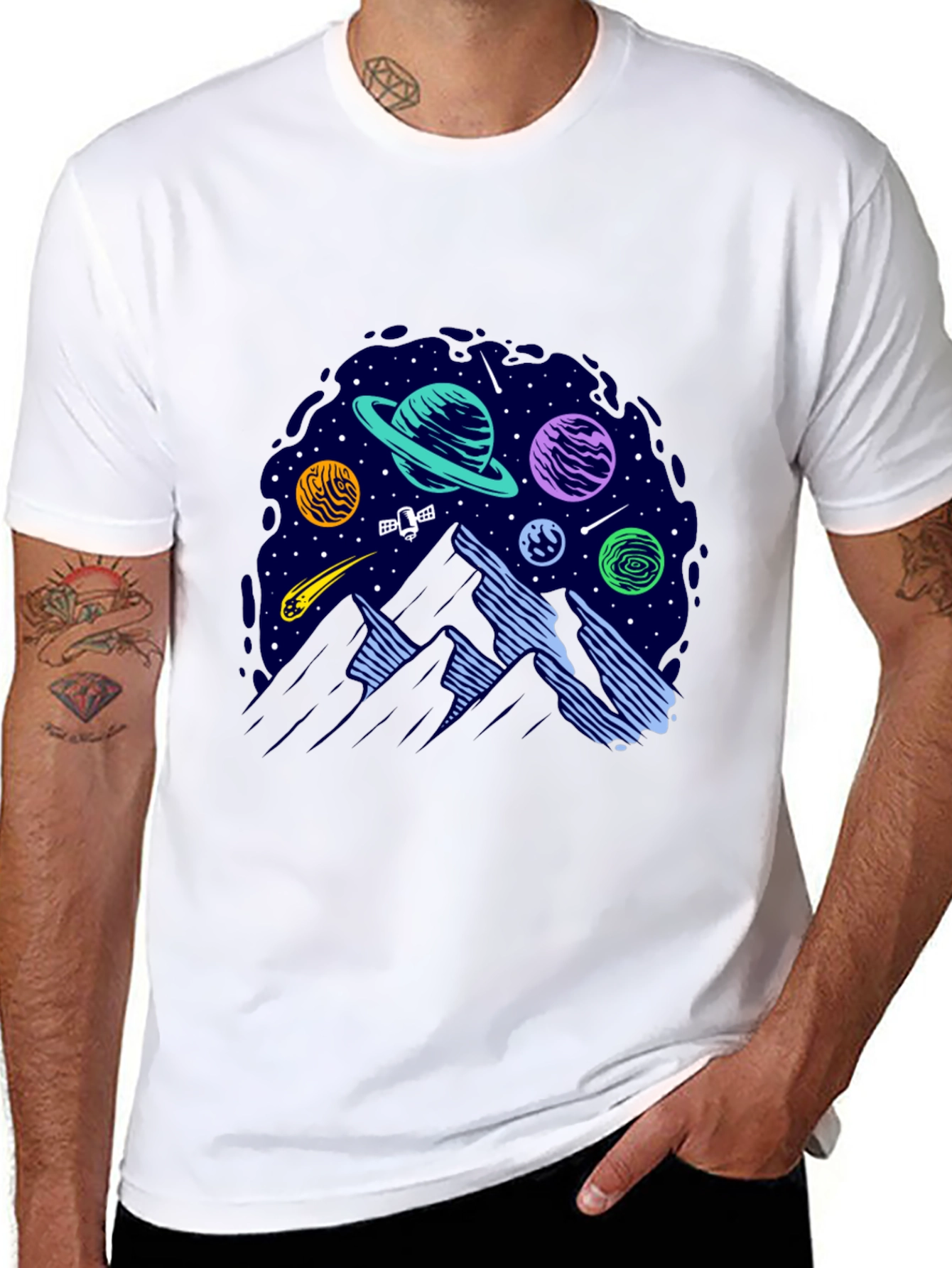 Space Mountain Graphic T-Shirt