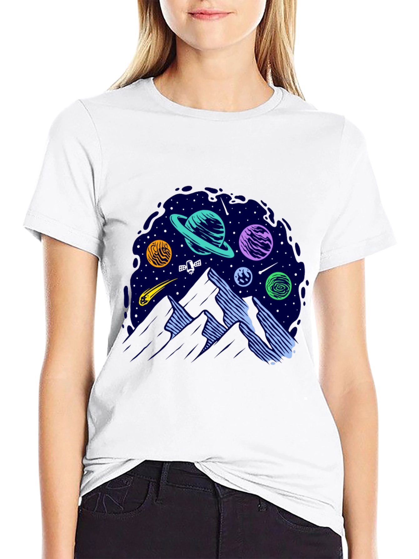 Space Mountain Graphic T-Shirt