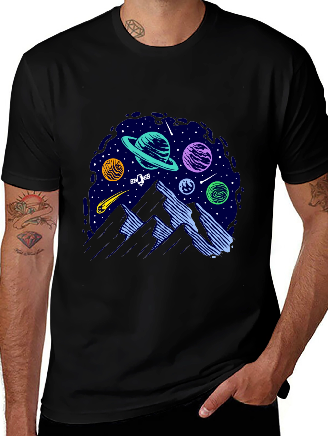 Space Mountain Graphic T-Shirt
