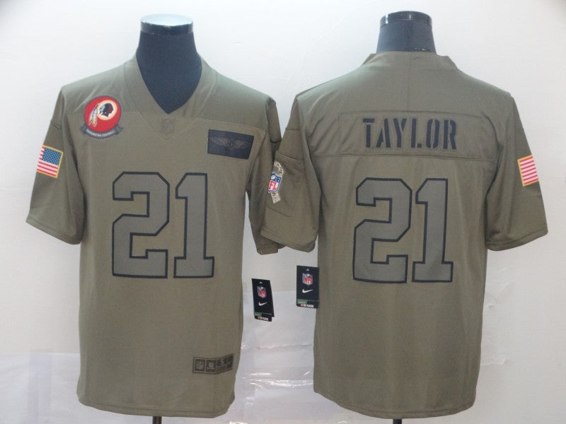 Men's Washington Commanders Sean Taylor #21 Brown Game Jerseys