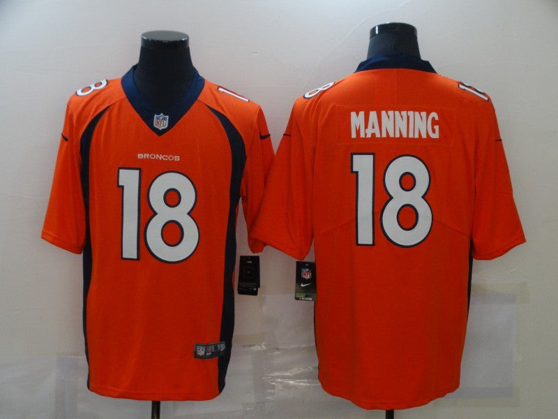 Men's Denver Broncos Peyton Manning #18 Orange Jerseys