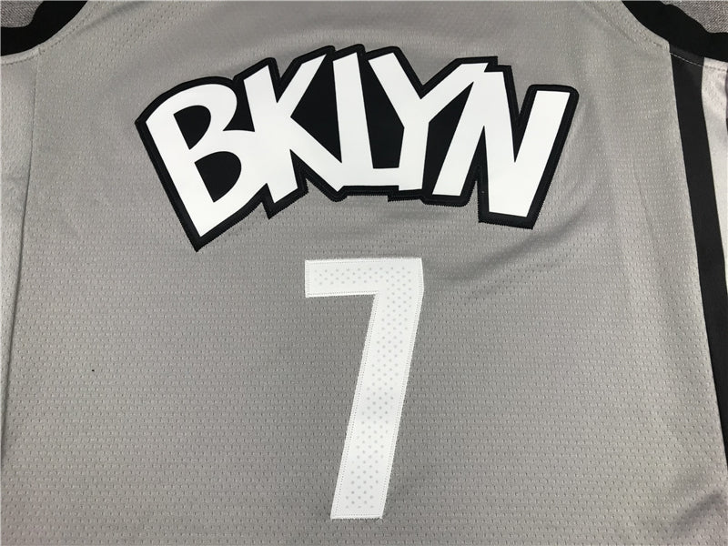 Men's Brooklyn Nets Kevin Durant Gray 2019 Fast Break Player Movement Jerseys