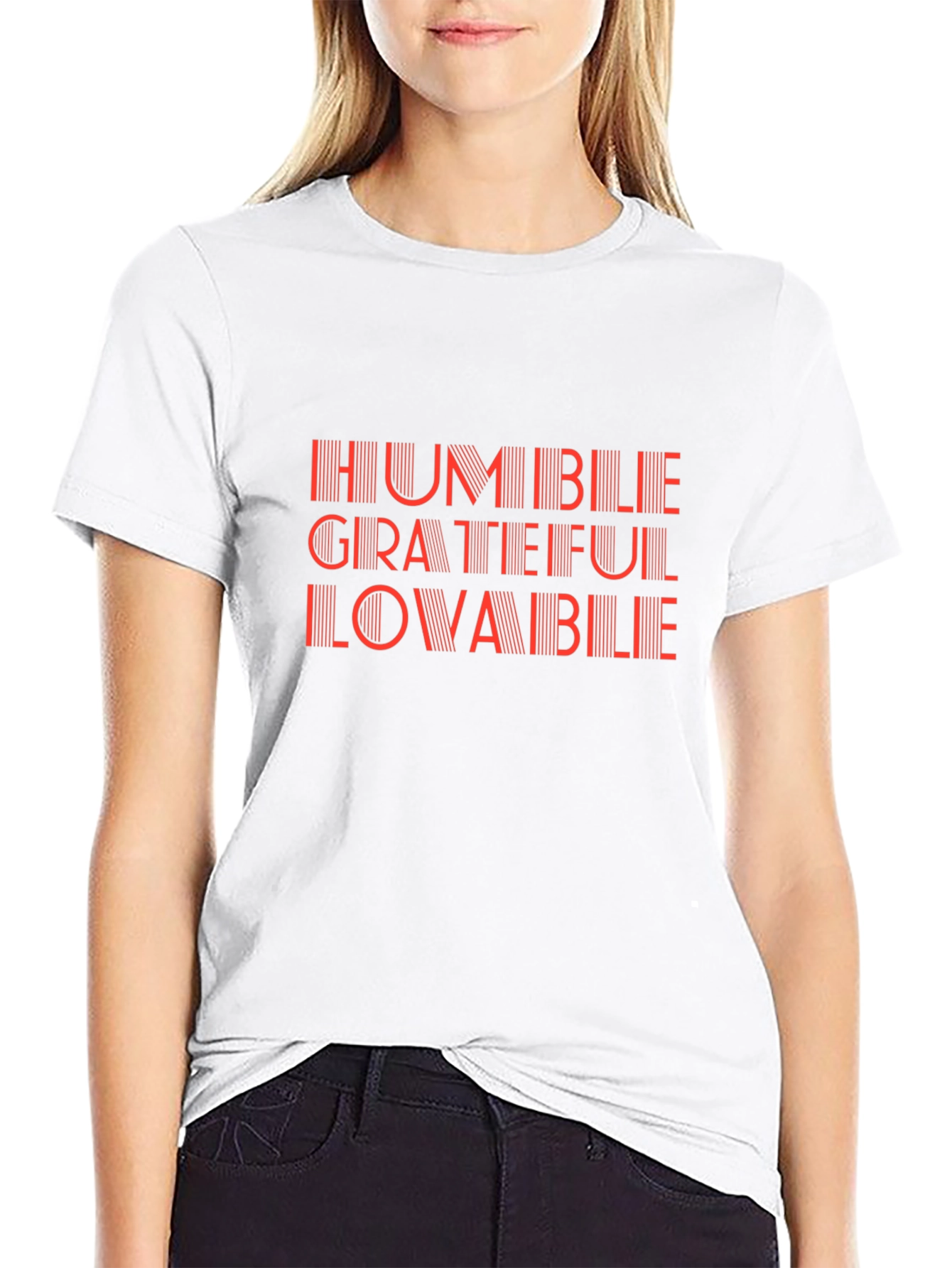 Humble Grateful Lovable Graphic Tee