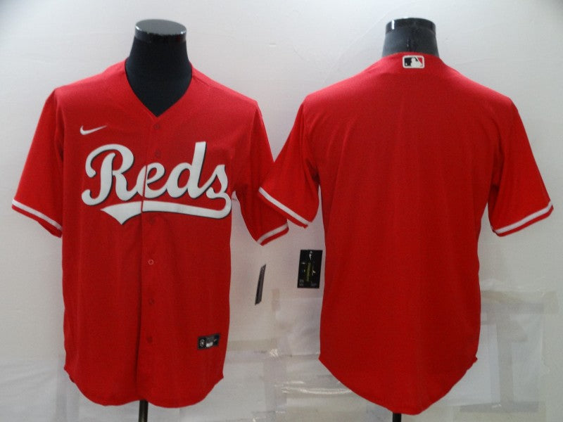 Men's Cincinnati Reds Red Alternate Replica Blank Jerseys