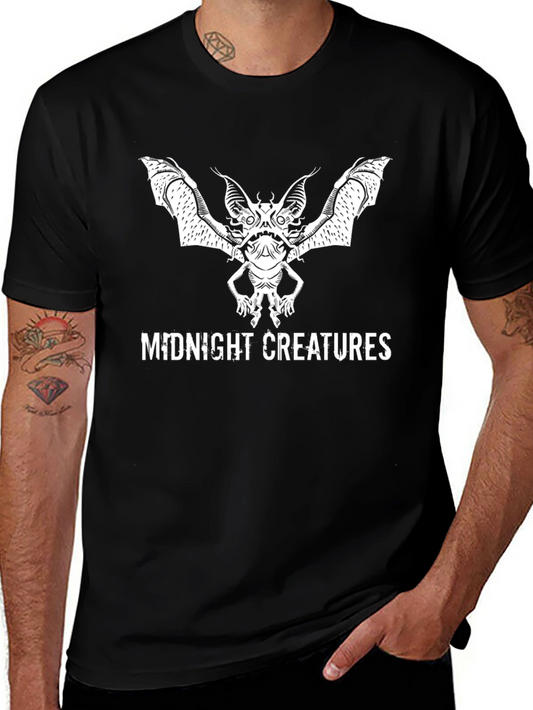 Midnight Creatures Graphic Tee - Black