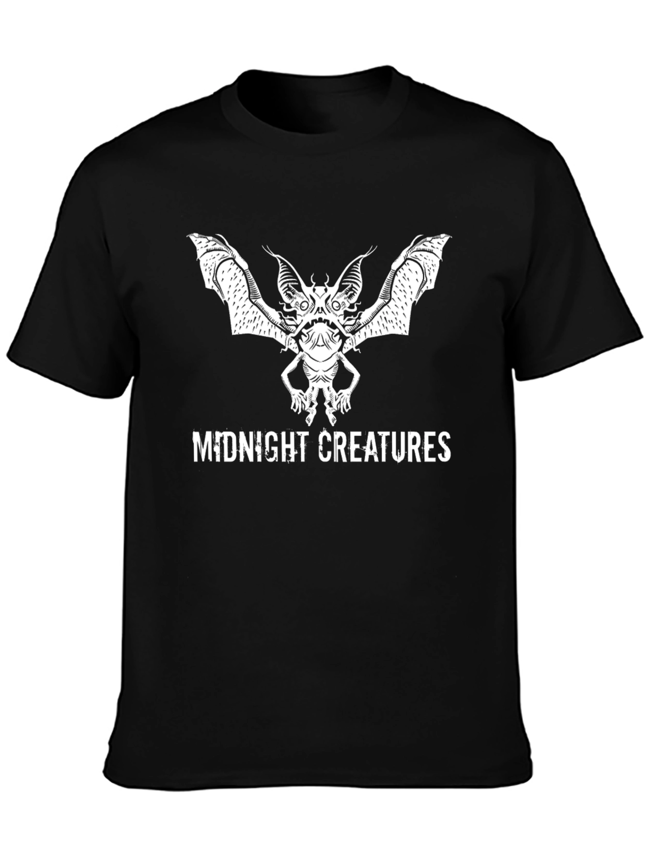 Midnight Creatures Graphic Tee - Black