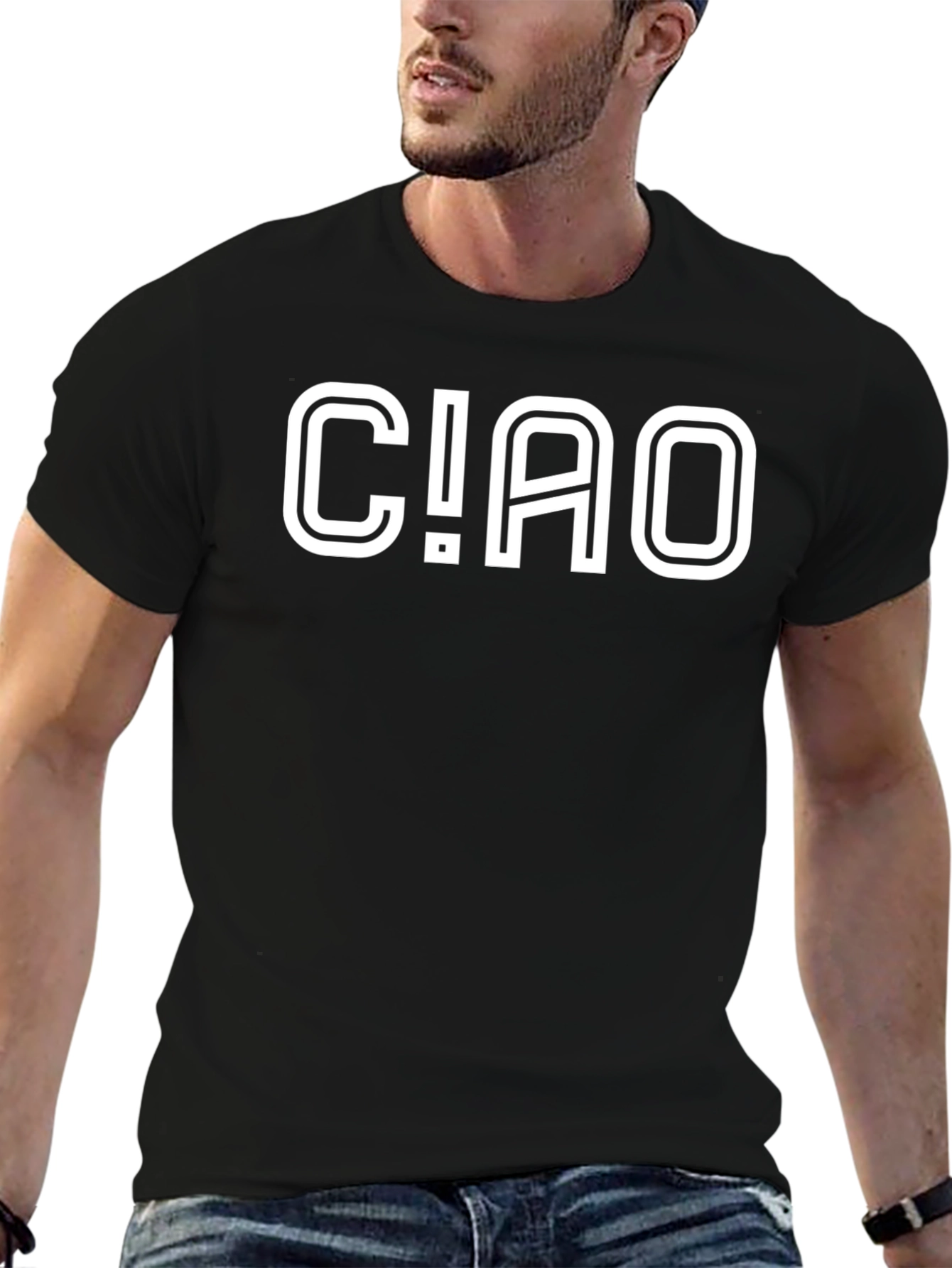 Ciao Graphic T-Shirt - Stylish Italian Greeting Tee