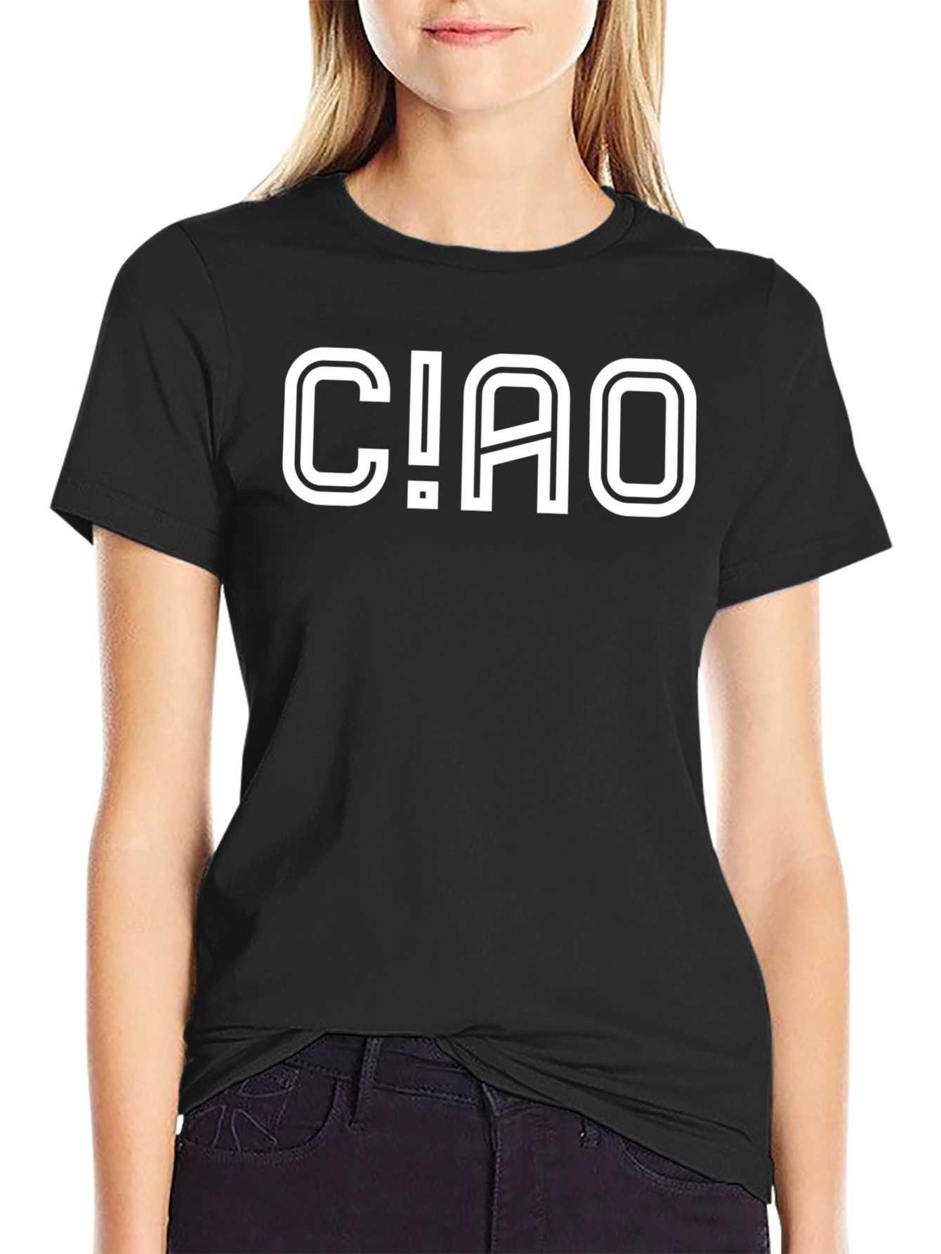 Ciao Graphic T-Shirt - Stylish Italian Greeting Tee