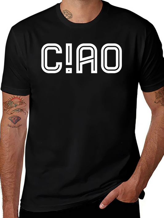 Ciao Graphic T-Shirt - Stylish Italian Greeting Tee