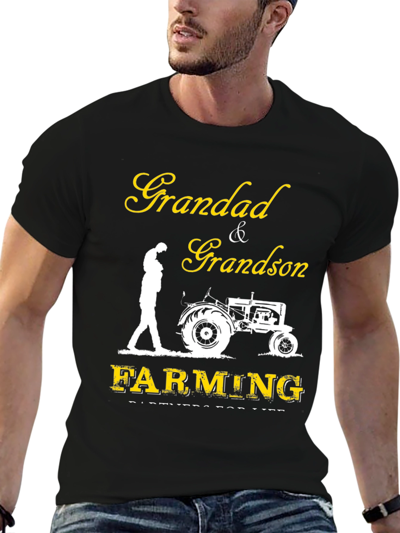 Grandad & Grandson Farming T-Shirt