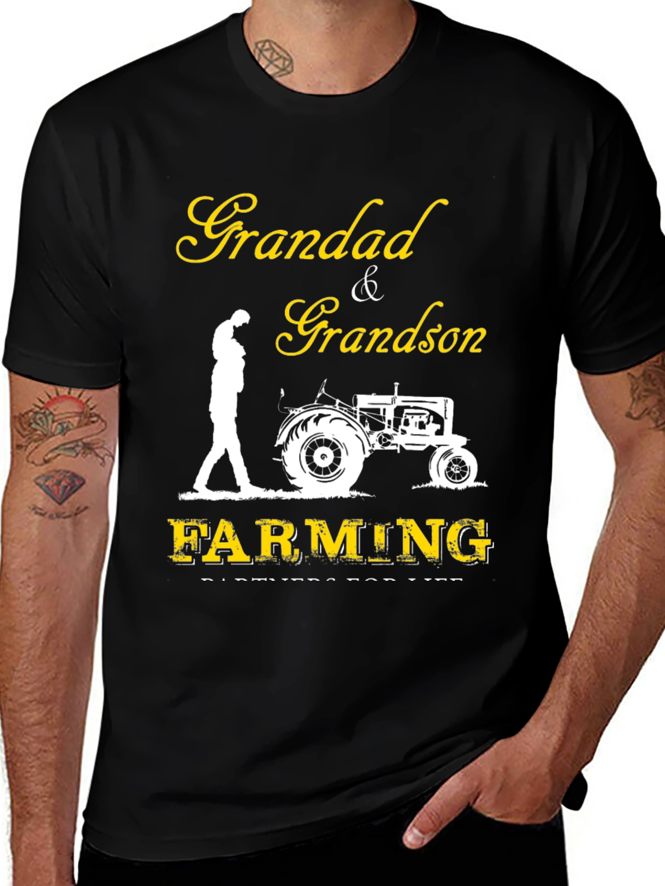 Grandad & Grandson Farming T-Shirt