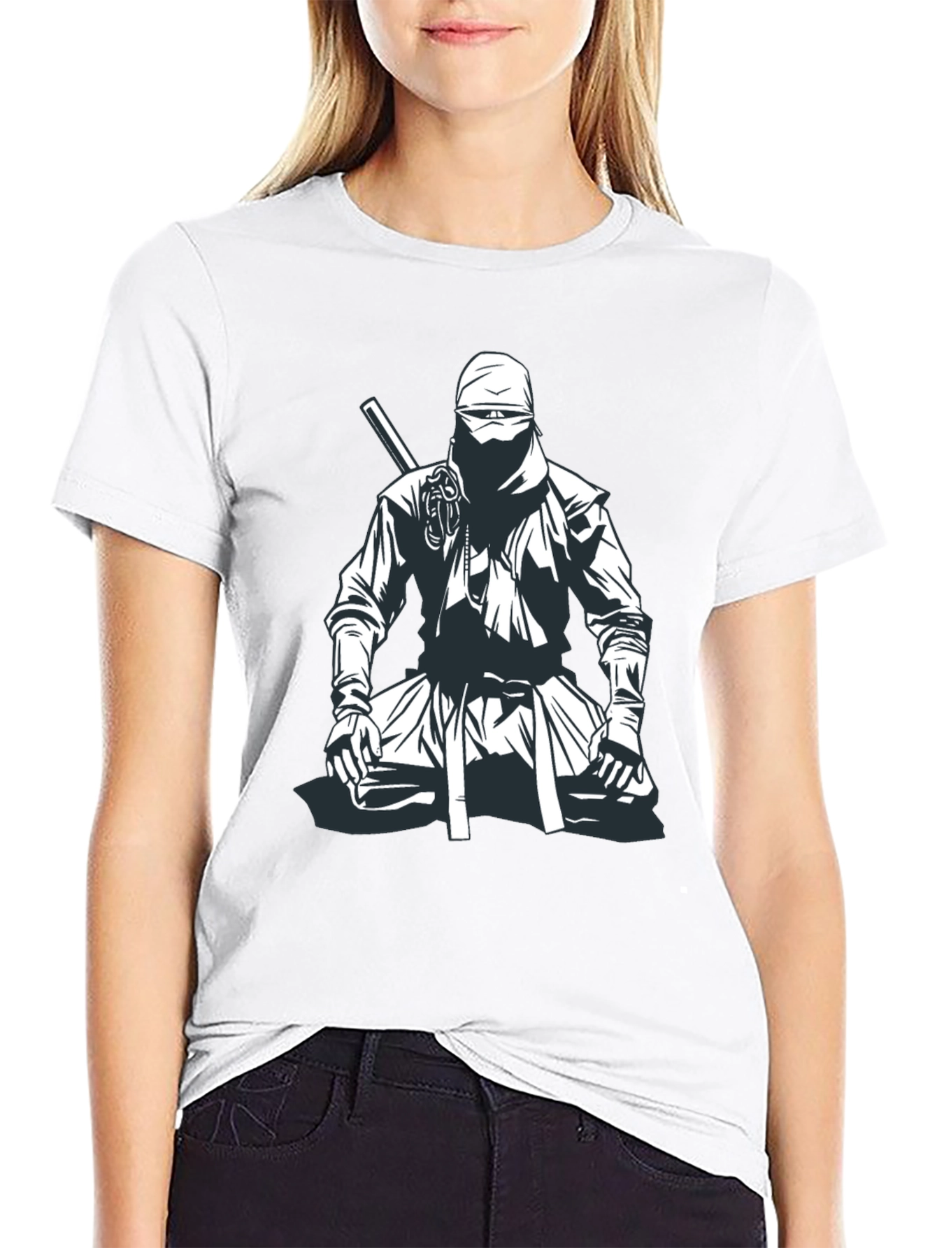 Ninja Warrior Graphic Tee - Black T-Shirt