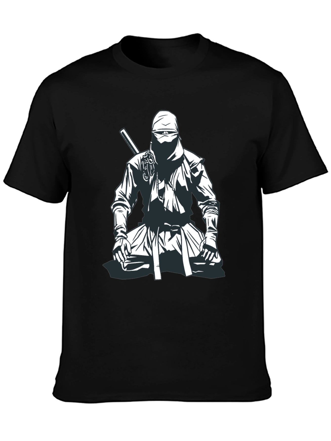Ninja Warrior Graphic Tee - Black T-Shirt